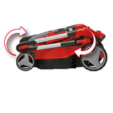 Masina de tuns iarba/gazon pe acumulator Einhell GE-CM 36/37 Li-Solo Power X-Change (litiu-ion, reglare centrala a inaltimii de taiere pe 6 niveluri 25-75 mm, cos de colectare a ierbii de 45 l