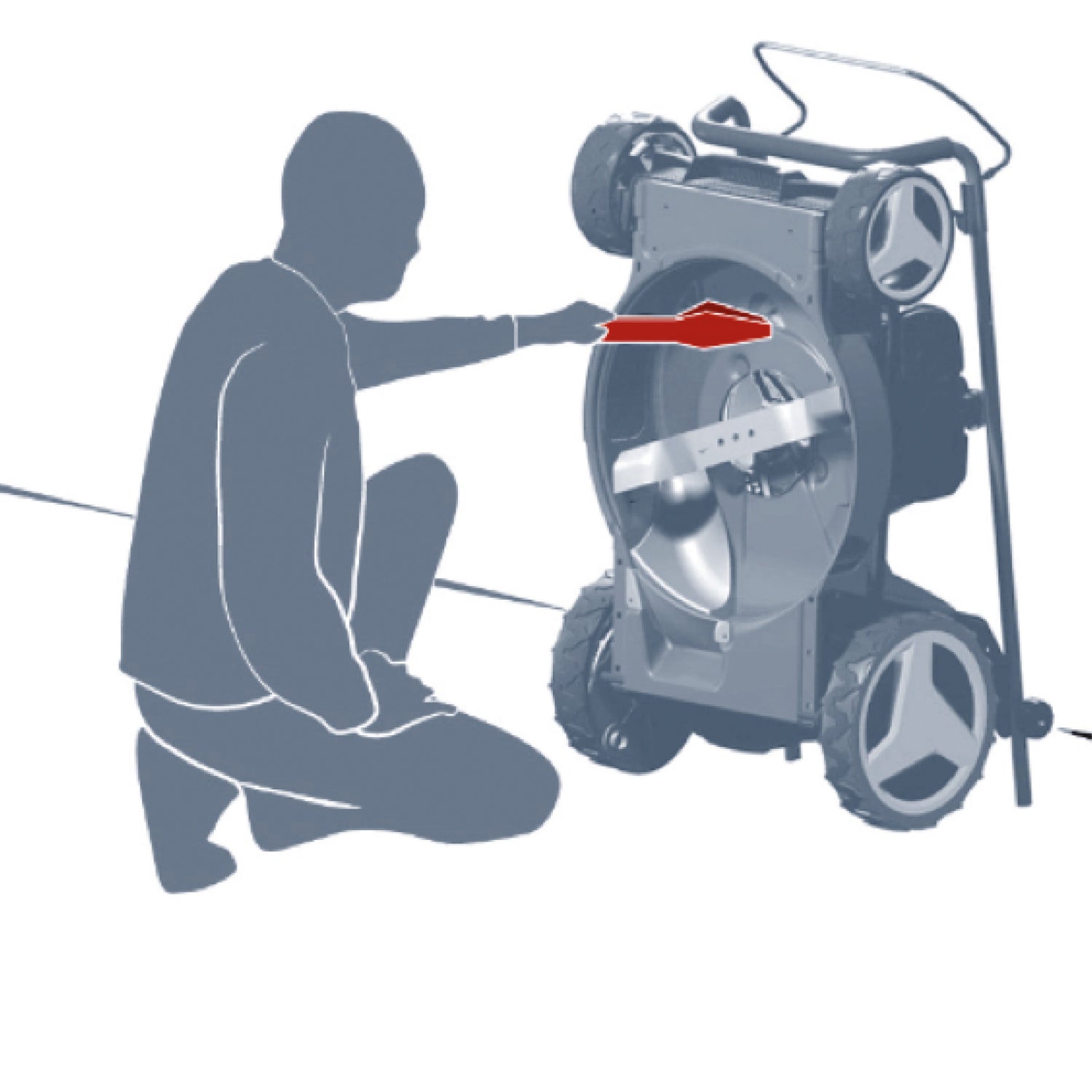 Einhell Professional GP-CM 36/47 S HW Li Kit Power X-Change akkus fűnyíró, 36 V, vágási szélesség 47 cm, 700 m², önjáró, szénkefe nélküli motor, mulcsozó funkció, 4 db 4,0 Ah-s akkumulátorral, 2 db TwinChar akkumulátorral