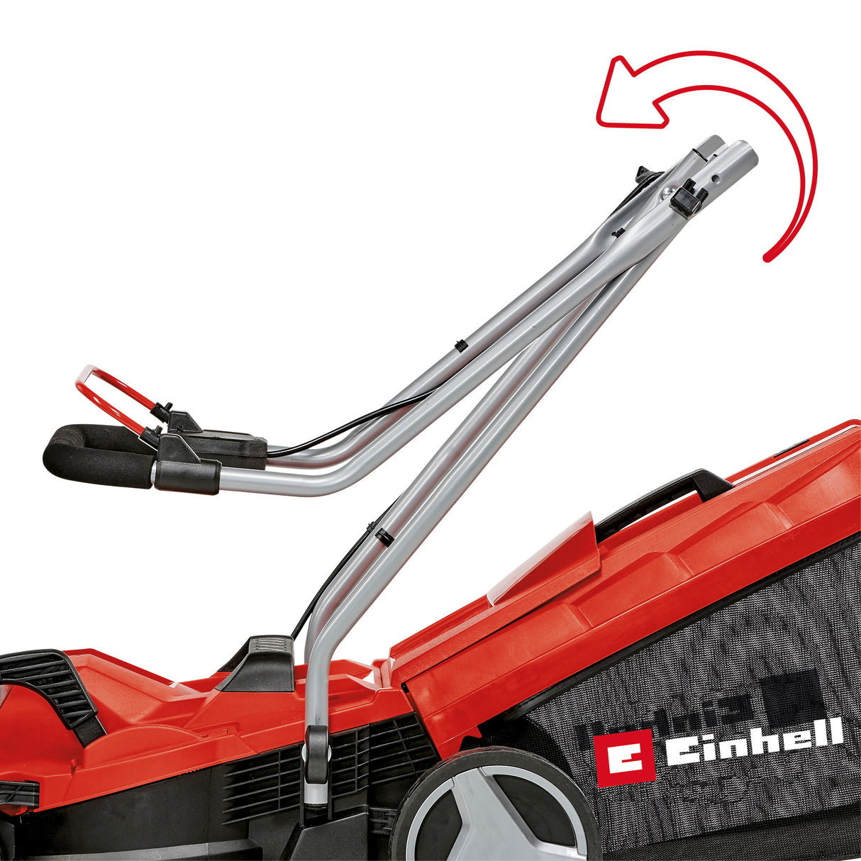 Einhell GE-CM 18/33 Li (1x4.0Ah PXC (li-ion) akkus fűnyíró, akár 200m²-ig, központi vágási magasságállítás 5 szinten, 4.0 Ah PXC újratölthető akkumulátor + töltő