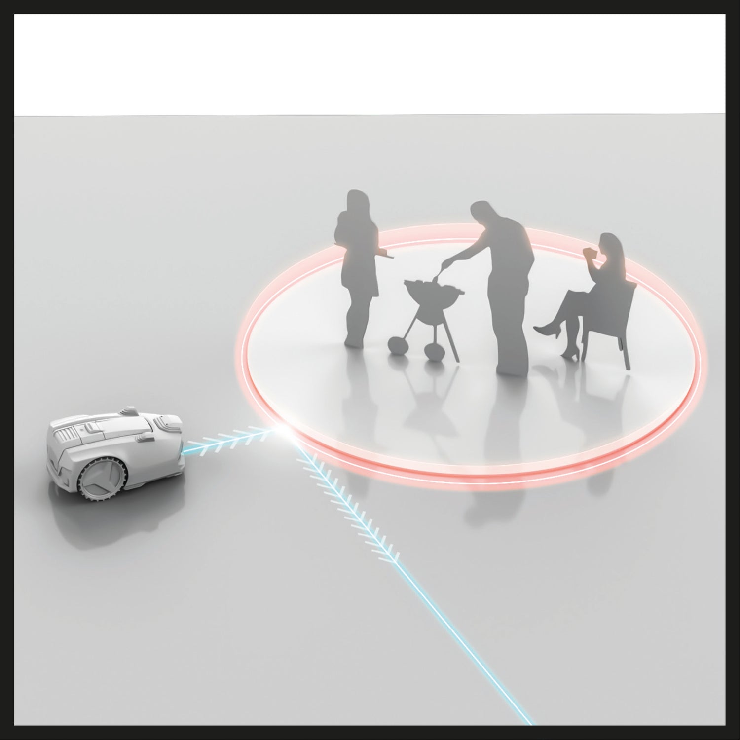 Einhell FREELEXO CAM 500 Power X-Change robotfűnyíró, Li-ion, 18V, kamera, amely helyettesíti a határolóvezetéket, 500 m²-es gyepfelületekhez, akár 25%-os lejtésig, 18 cm vágási szélesség, lopásgátló védelem