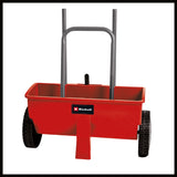 Einhell GC-SR 12 gabona-/magszóró, 12 literes, 45 cm-es tolószélesség, dupla tolórúd, rugós rögzítés mindkét oldalon, állítókar, korrózióálló görgő, ütésálló műanyag ház