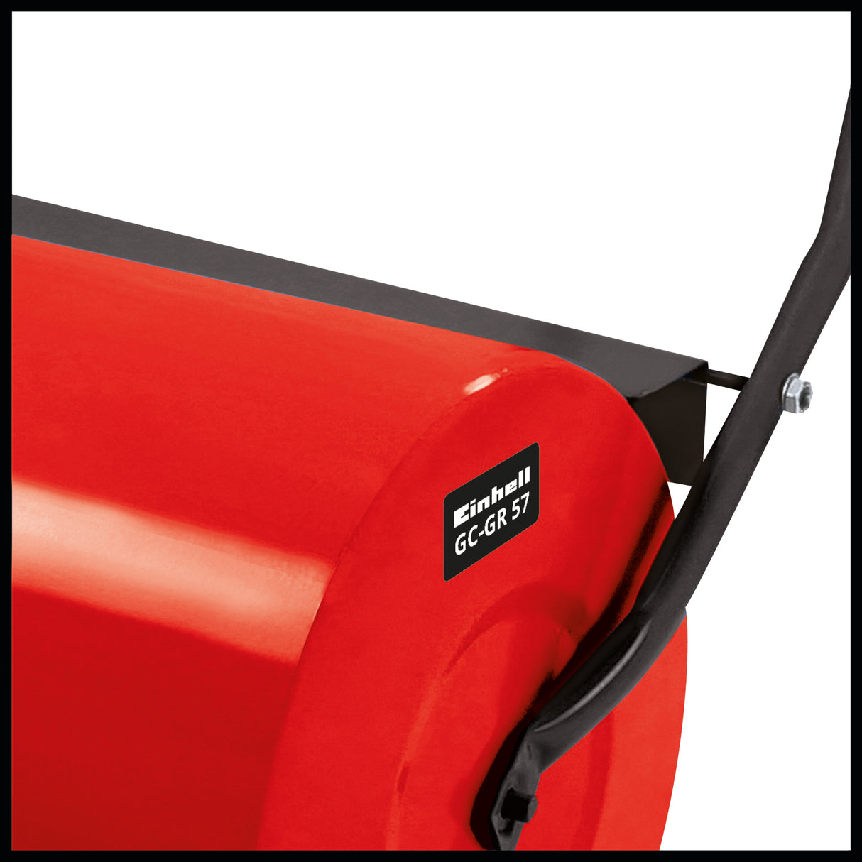 Einhell GC-GR 57 fém kerti henger, szélesség 57 cm, átmérő 32 cm, oldalsó feltöltés (vízhez és homokhoz fedéllel, kétoldali állítható sárlehúzóval)