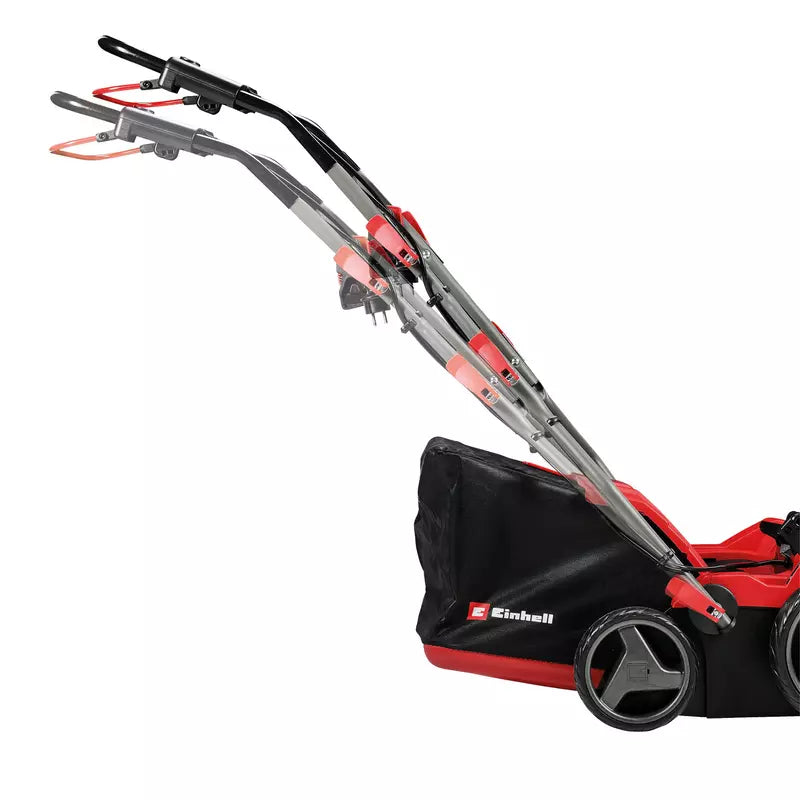Scarificator electric cu aerator Einhell GE-SA 1640,1600 W, latime lucru 40 cm, 4 trepte adancime pana la 12 mm, maner reglabil pe inaltime, sac colector 48 L, inclusiv rola aerator - imagine 5