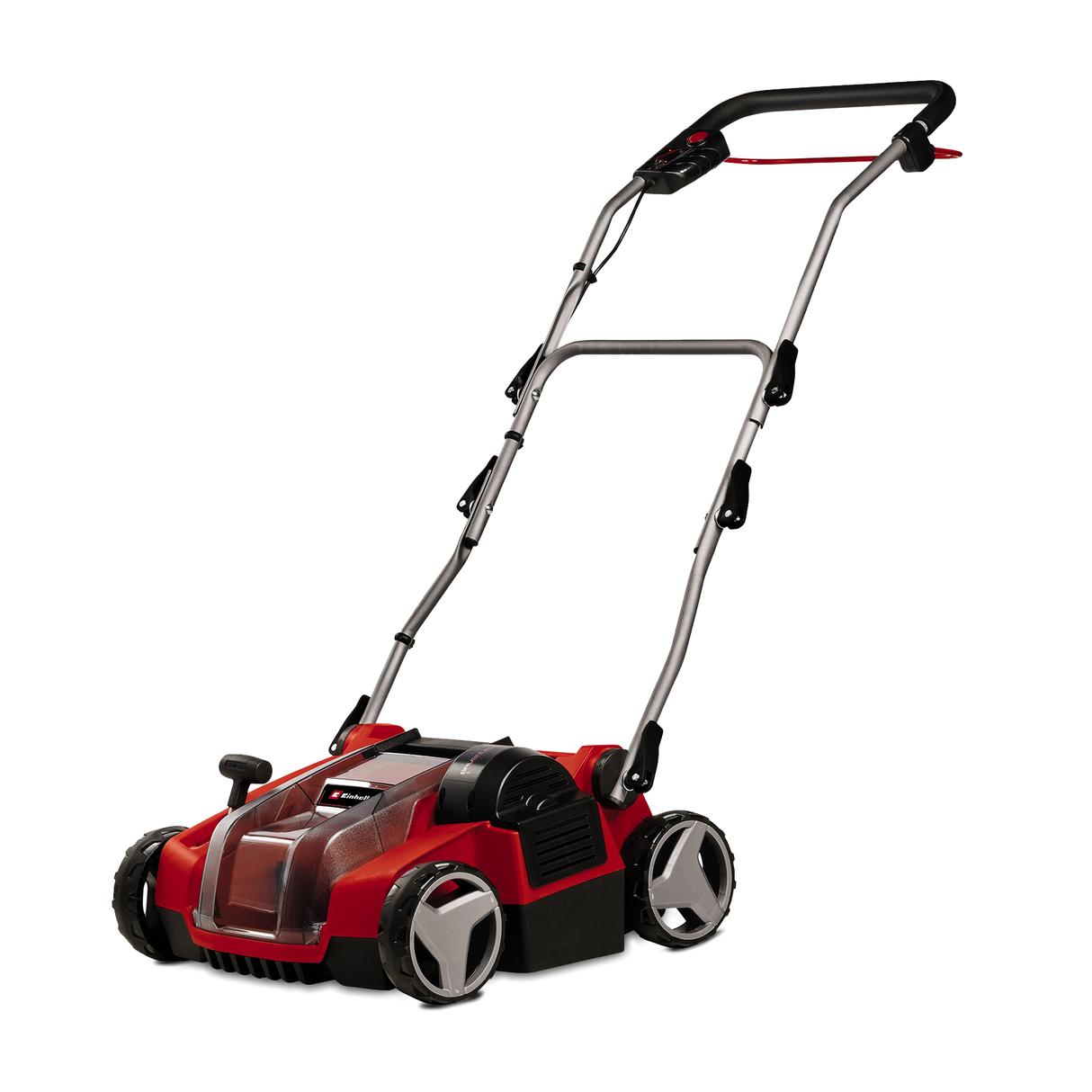 Einhell GE-SC 36/35 Li-Solo Power X-Change akkus talajlazító/gyepszellőztető (36 V, munkaszélesség 35 cm, szénkefe nélküli motor, 16 pengés henger, összecsukható vezetősín, akkumulátor nélkül)