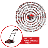 Einhell GE-SC 36/35 Li-Solo Power X-Change akkus talajlazító/gyepszellőztető (36 V, munkaszélesség 35 cm, szénkefe nélküli motor, 16 pengés henger, összecsukható vezetősín, akkumulátor nélkül)