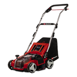 Scarificator/aerator pe acumulator Einhell GE-SA 36/35 Li-Solo Power X-Change (Li-ion, 36 V, motor fara perii, rola cu lame de 35 cm, sac de colectare de 28 l, adancime de lucru reglabila, fara acumulator sau incarcator
