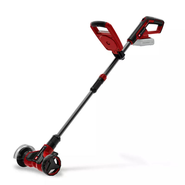 Masina de curatat rosturi pe acumulator Einhell GE-CC 18/110 Li E-Solo Power X-Change,18 V, bara telescopica, maner suplimentar, roata de ghidare reglabila, inclusiv 2 perii, fara baterie - imagine 1