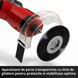 Masina de curatat rosturi pe acumulator Einhell GE-CC 18/110 Li E-Solo Power X-Change,18 V, bara telescopica, maner suplimentar, roata de ghidare reglabila, inclusiv 2 perii, fara baterie - imagine 9
