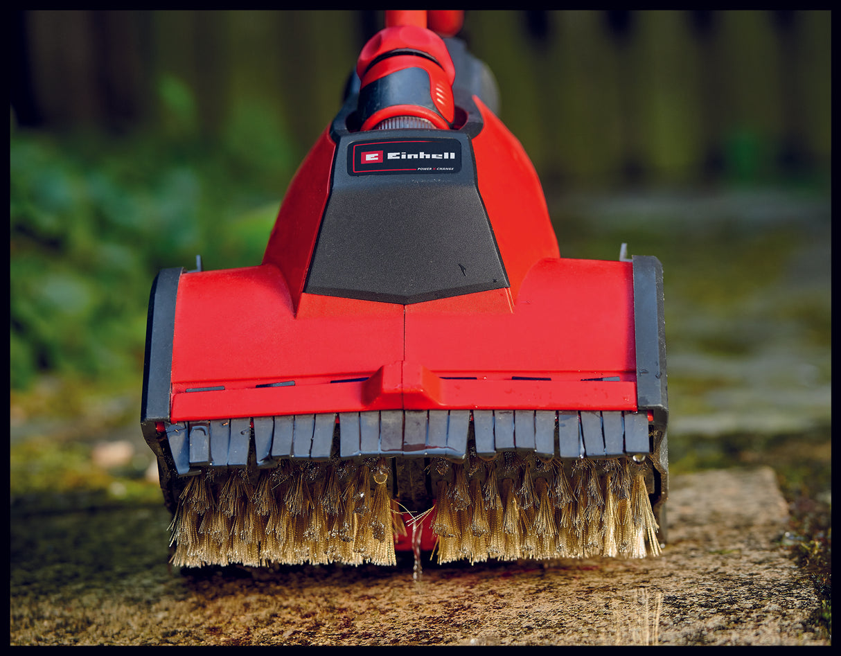 Eredeti Einhell ULTRA kefe, tartozék, kompatibilis a PICOBELLA 18/215 akkus tisztítóval, alkalmas durva kőfelületekre, munkaszélesség 19,5 cm