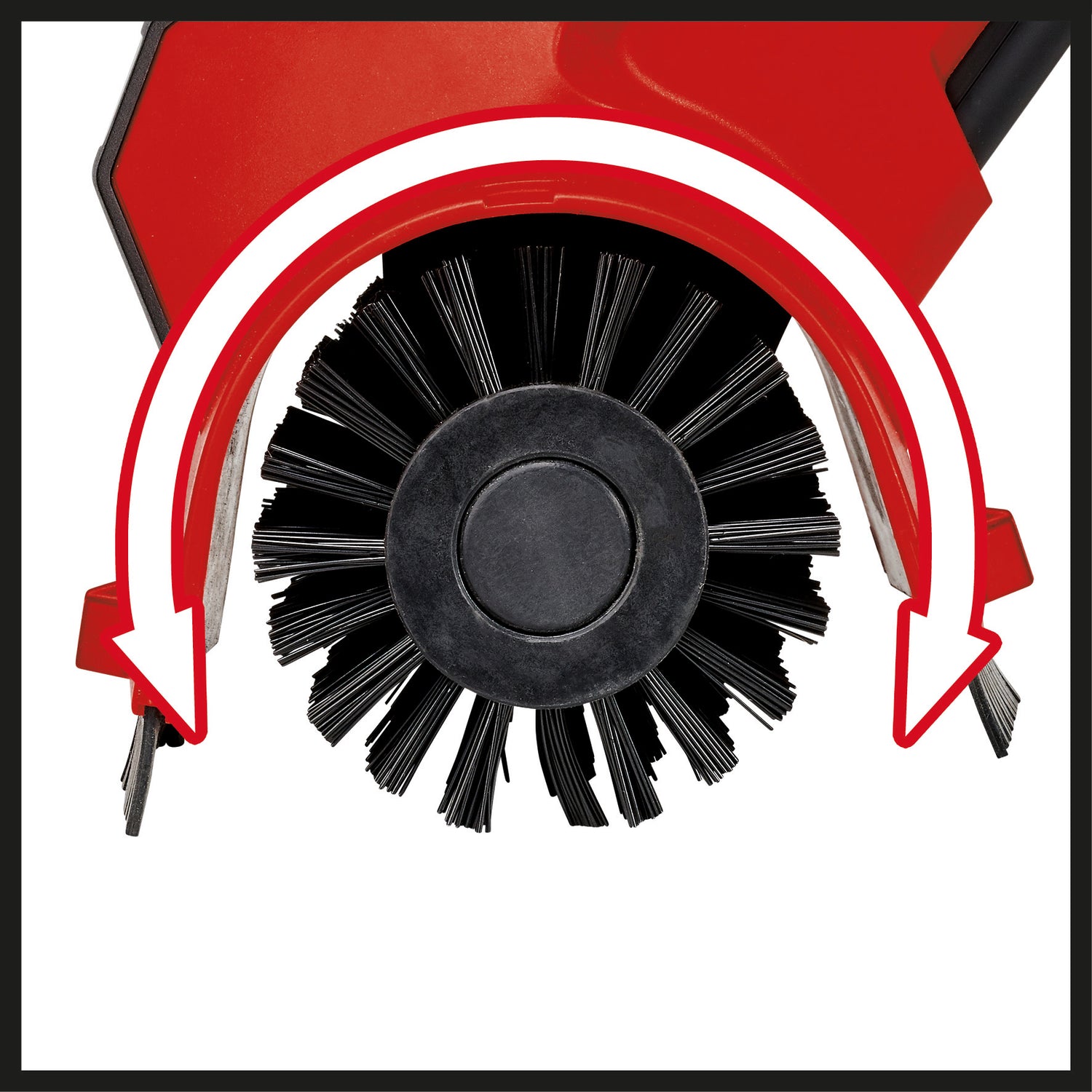 Einhell PICOBELLA 18/215 Power X-Change akkus felülettisztító kefe, 18 V, multifunkcionális, beépített kerti tömlőcsatlakozóval, KÖZEPES kefével, akkumulátor nélkül