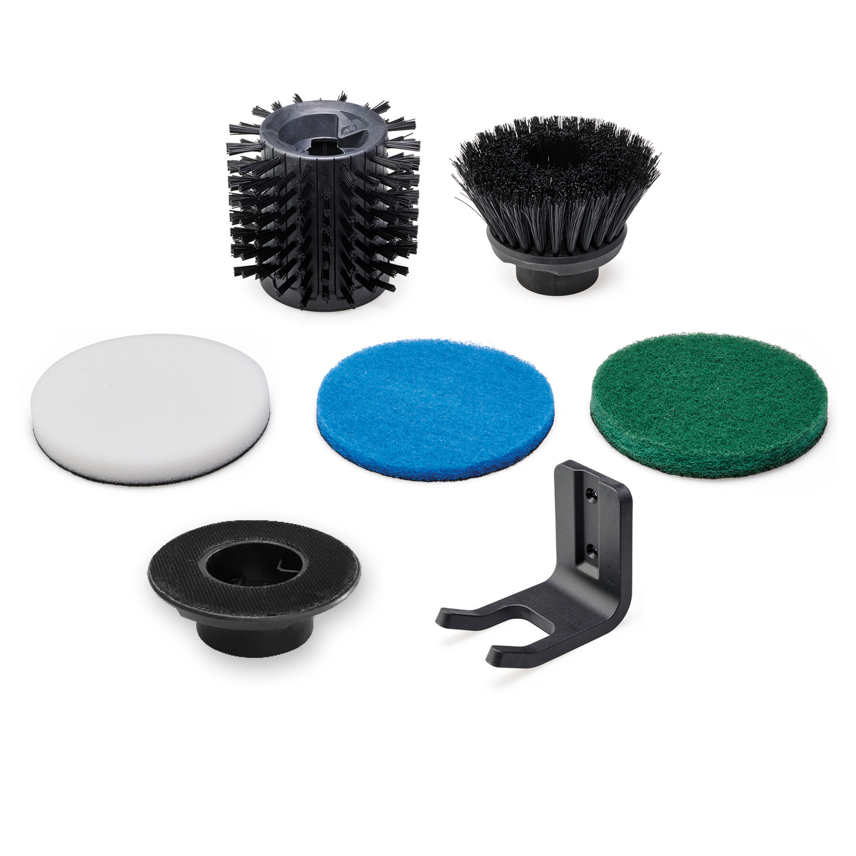 Peria de suprafate fara fir PICOBELLA 18/90 Power X-Change (18 V, perie de curatare fara fir, protectie impotriva stropilor, incl. 2x perii, 3x lavete de curatare, suport de perete, fara acumulator)