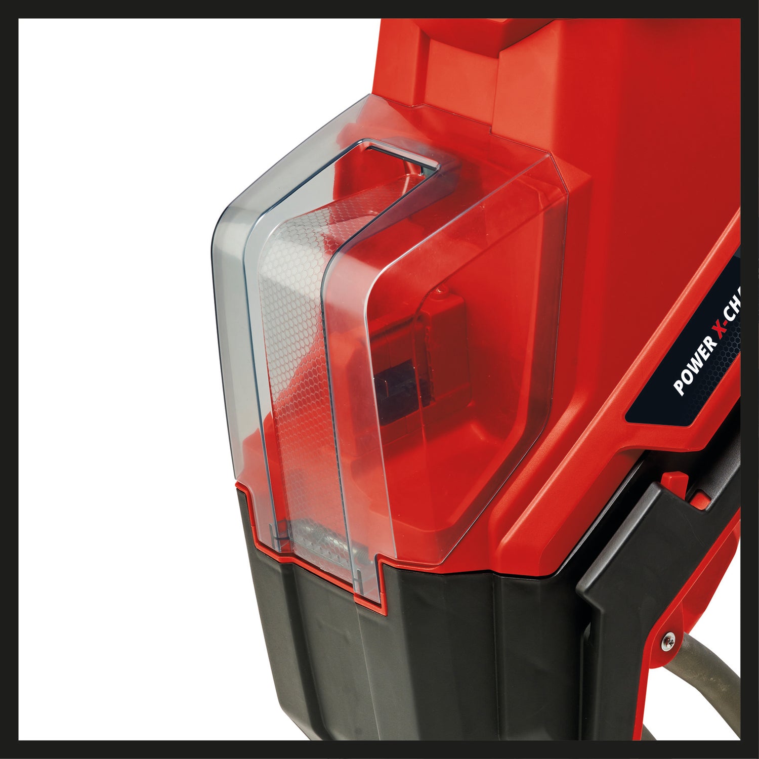 Einhell REDAXXO 36/25 Power X-Change 36 V-os akkus pengés ágaprító, maximális ágvastagság 25 mm, 3 megfordítható acélkés, 55 literes gyűjtőzsák, hordozófogantyú, toló
