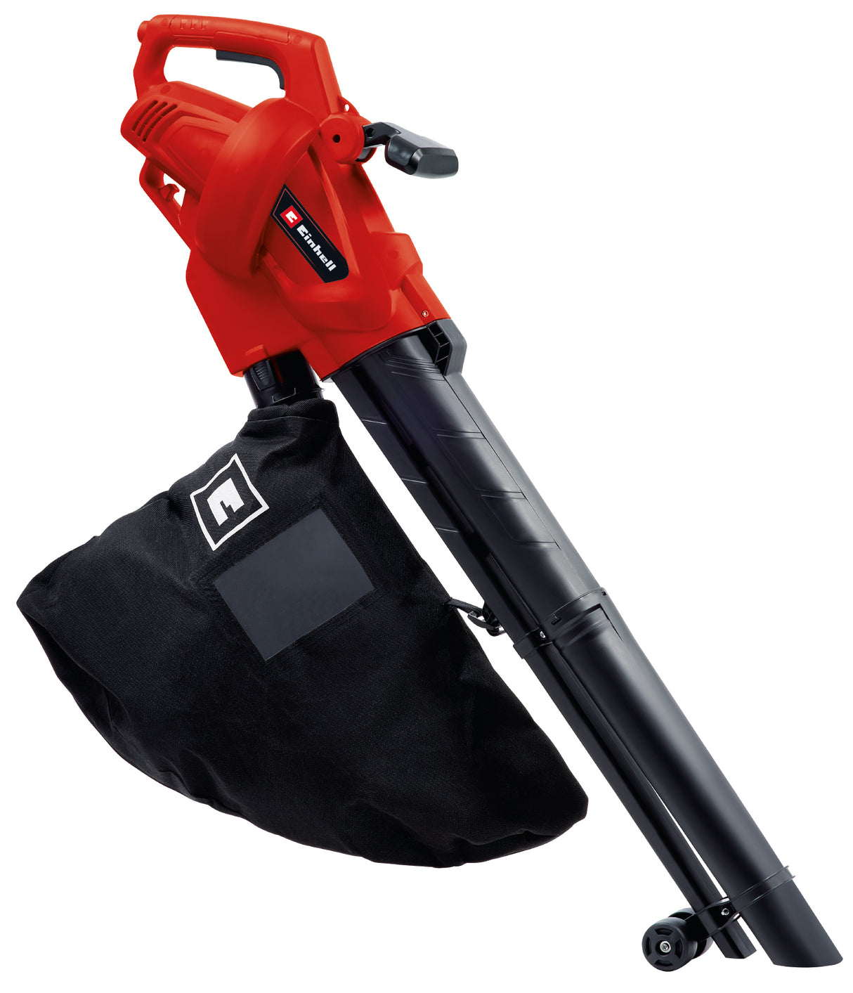 Einhell GC-EL 3024 E elektromos lombporszívó (szívó/fúvás funkció, 75 mm átmérőjű szívócső, 650 m³/h szívóteljesítmény, aprító funkció, aprítási arány 10:1, fúvássebesség 240 km/h, 40 l-es gyűjtőzsák)