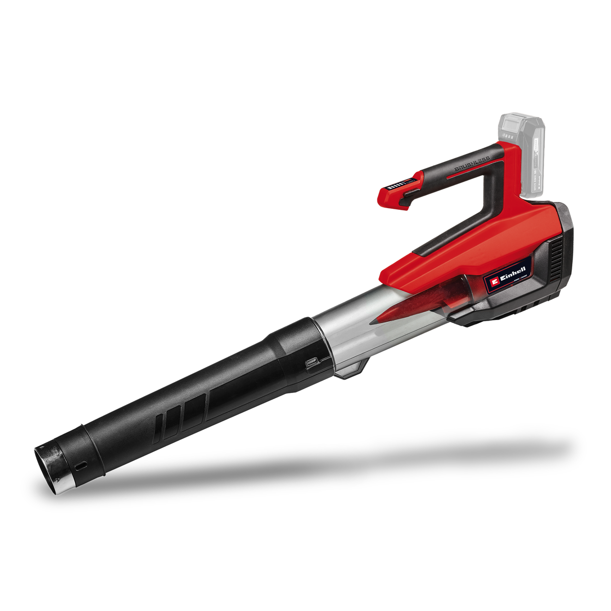 Einhell Professional GP-LB 18/200 Li GK-Solo Power X-Change akkus lombfúvó, Li-ion, 18 V, axiális rotortechnológia, 670 m³/h fúvóteljesítmény, ereszcsatorna-tisztító készlet, akkumulátor és töltő nélkül