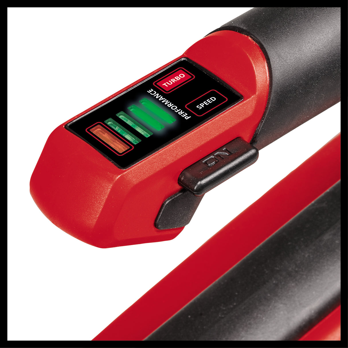 Einhell Professional GP-LB 18/200 Li E-Solo Power X-Change akkus lombfúvó, Li-ion, 18 V, szénkefe nélküli motor, fordulatszám-szabályozás, axiális fúvótechnológia, akkumulátor és töltő nélkül