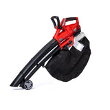 Einhell GE-CL 36 Li E-Solo Power X-Change akkus lombfúvó/porszívó, lítium-ion akkumulátorral, 2 x 18 V-os akkumulátorral, 210 km/h légsebességgel, szénkefe nélküli motorral, 45 literes gyűjtőzsákkal, hordszíjjal, akkumulátor és töltő nélkül