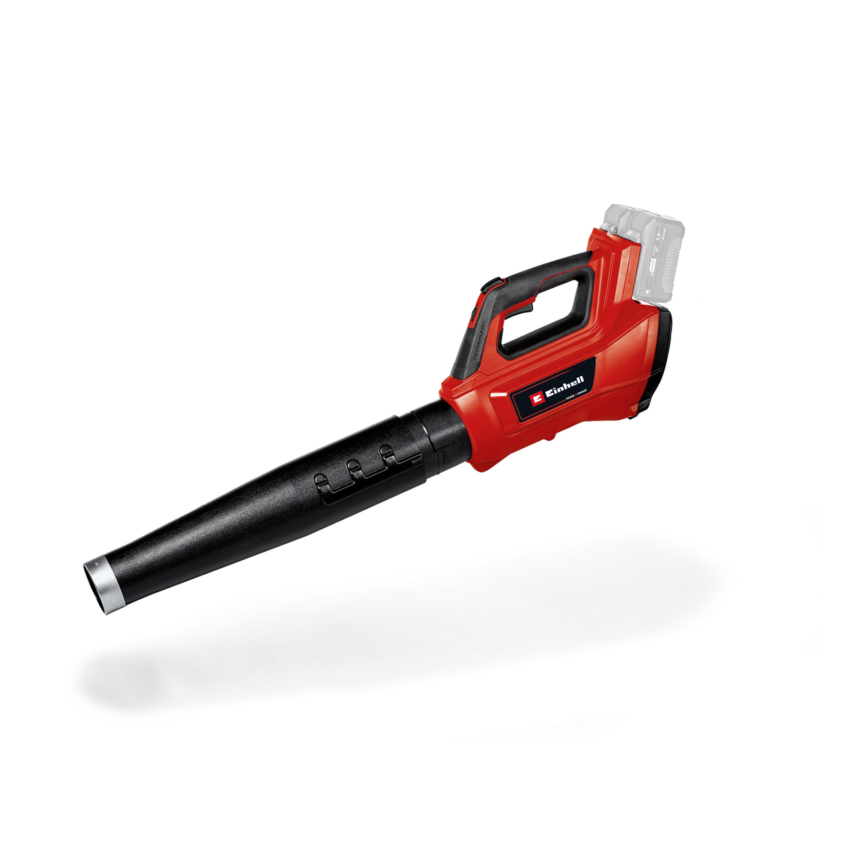 Einhell GP-LB 36/210 Li E-Solo Power X-Change Li-ion akkus lombfúvó, 816 m³/h fúvóteljesítmény, turbó kapcsoló, 3 pozíció + levehető cső, akkumulátor és töltő nélkül szállítjuk