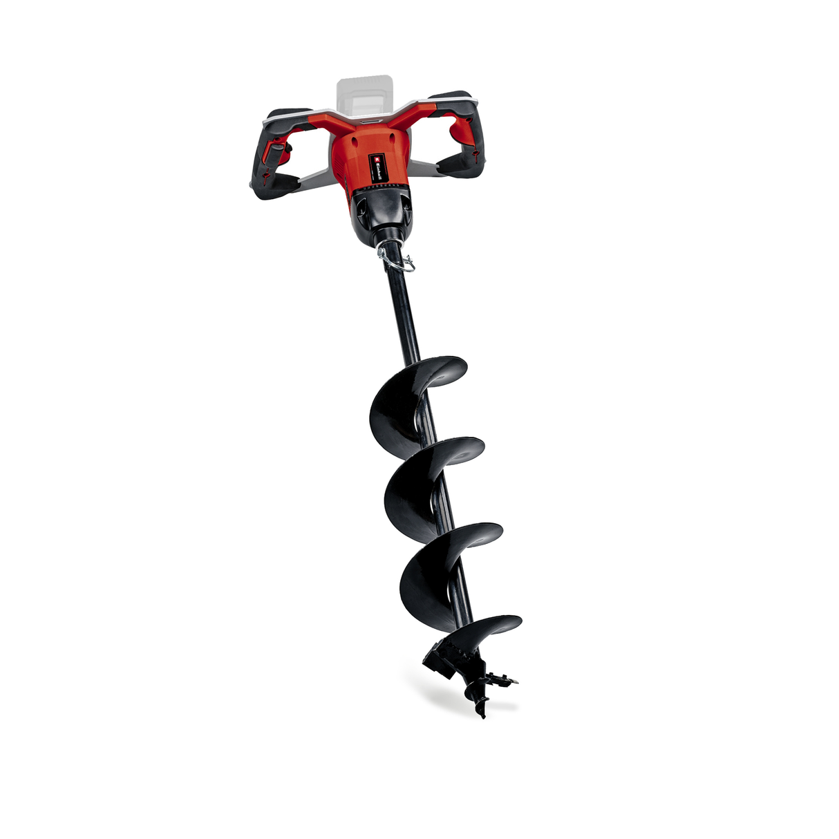 Akkus földfúró Einhell GP-EA 18/150 Li BL-Solo Power X-Change, Li-ion, 18 V, szénkefe nélküli motor, 150 mm átmérőjű fúróval, akkumulátor és töltő nélkül