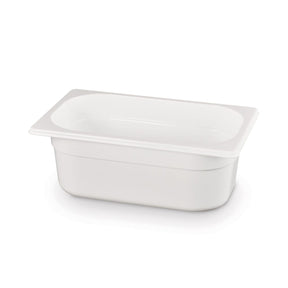 Tava gastronom GN 1/4, HENDI,  2,8L, Alb, 265x162x(H)100mm