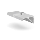 Hota de perete, inclinata, HENDI, Linia Profi, cu iluminare LED, 1000x700x(H)450mm