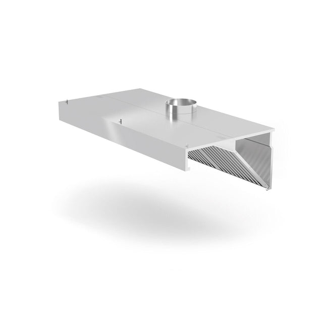 Hota de perete, inclinata, HENDI, Linia Profi, cu iluminare LED, 1000x700x(H)450mm