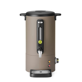 Boiler pentru bauturi calde Taupe mat 9 l, HENDI Uniq, Design de Bronwasser, 220-240V/950W, 307x330x(H)450mm