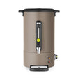Boiler pentru bauturi calde Taupe mat 16 l, HENDI Uniq, Design de Bronwasser, 220-240V/1650W, 357x380x(H)502mm