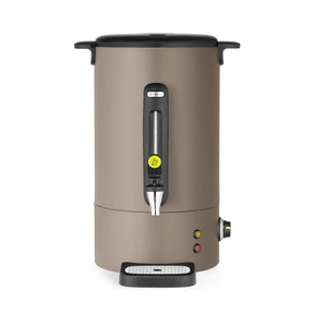 Boiler pentru bauturi calde Taupe mat 16 l, HENDI Uniq, Design de Bronwasser, 220-240V/1650W, 357x380x(H)502mm