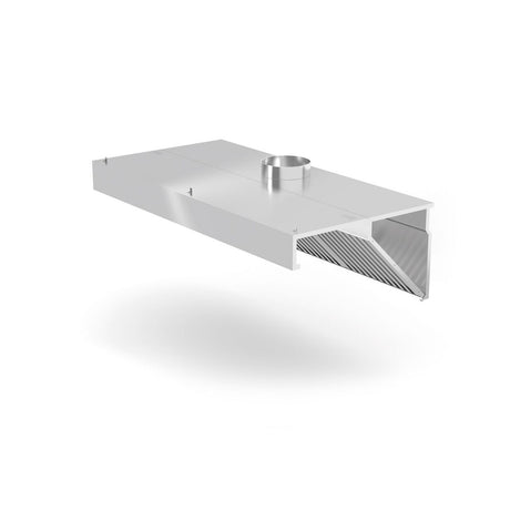 Hota de perete, inclinata, HENDI, Linia Profi, cu iluminare LED, 1200x700x(H)450mm