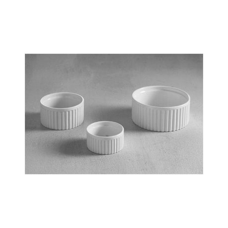 Vas ramekin, diam. 7 cm x (H) 3.5 cm, portelan special termorezistent pana la 600 gr C, Hendi, potrivit si pentru uz profesional