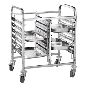 Carucior mobil dublu - 12 x GN 1/1 HENDI, 810x610x(H)960mm