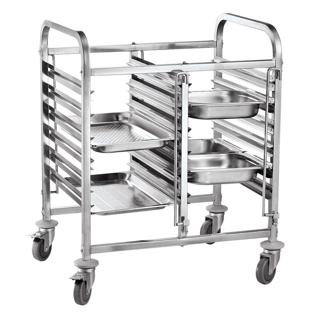 Carucior mobil dublu - 12 x GN 1/1 HENDI, 810x610x(H)960mm