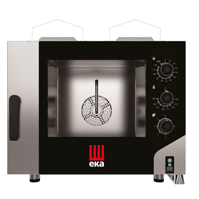 Cuptor pe gaz cu abur cu convectie Millennial Smart Bakery, 4x 600x400mm  Tecnoeka, 230V/300W, 9,3kW, 850x1041x(H)801mm