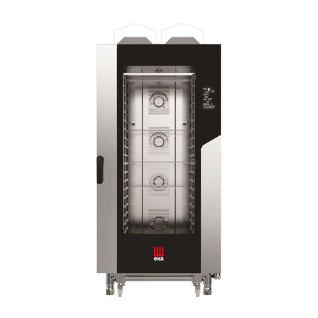 Cuptor pe gaz cu convectie cu abur Millennial Black Mask Gastro, 20× GN 1/1, Tecnoeka, 230V/1450W, 30000kW, 930x1160x(H)2060mm