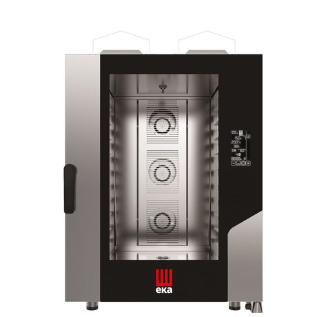 Cuptor pe gaz cu abur cu convectie Millennial Black Mask Bakery, 16 tavi 600x400 mm Tecnoeka, 230V/700W, 18kW, 850x1035x(H)1231mm