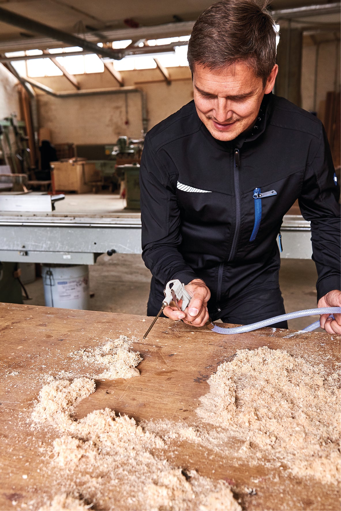 Eredeti Einhell hosszú légpisztoly (kompresszor tartozékok, max. 8 bar nyomáshoz, gyorscsatlakozó aljzat, 1 db 95 mm-es hosszú fúvókával)