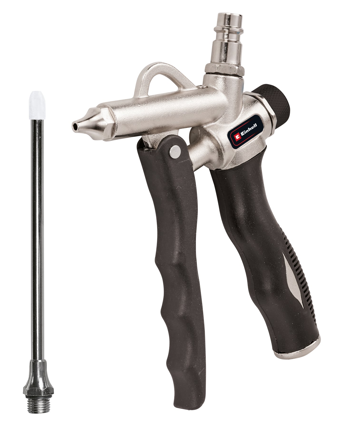 Pistol de suflat original Einhell cu 2 cai, ca accesoriu pentru compresor, potrivit pentru toate compresoarele Einhell cu cuplaj rapid, 2 conexiuni de aer, max. 8 bar