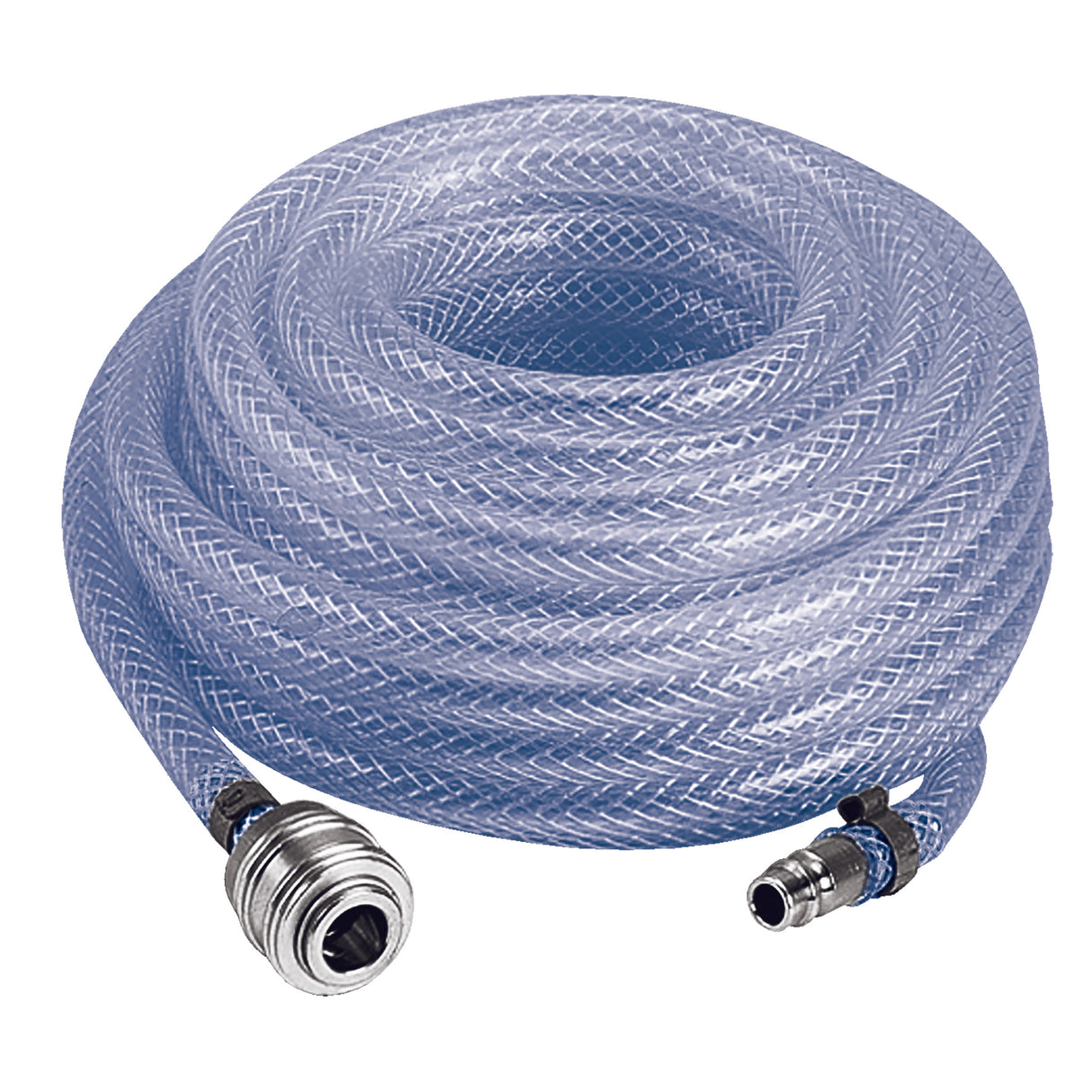 Eredeti Einhell szőtt tömlő 10 m (kompresszor tartozékok, hossz 10 m, belső átmérő 6 mm, belső menet R 1/4'', PVC szövetből készült, max. üzemi nyomás 15 bar)