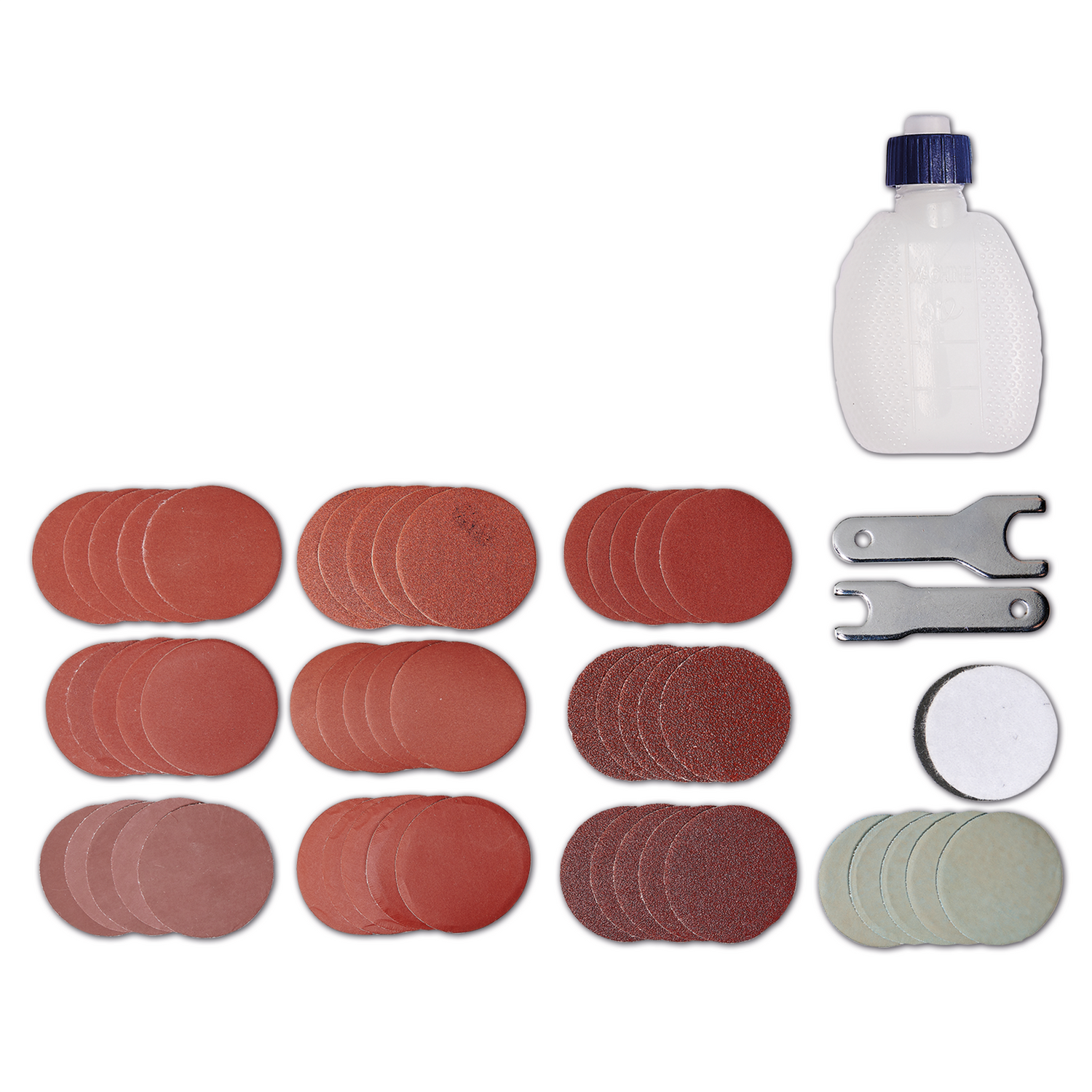 Polizor unghiular cu aer comprimat Einhell TC-PA 50, presiune de lucru 6,3 bar, consum de aer 113 l/min, disc de slefuit Ø 50 mm, include selectie de foi abrazive