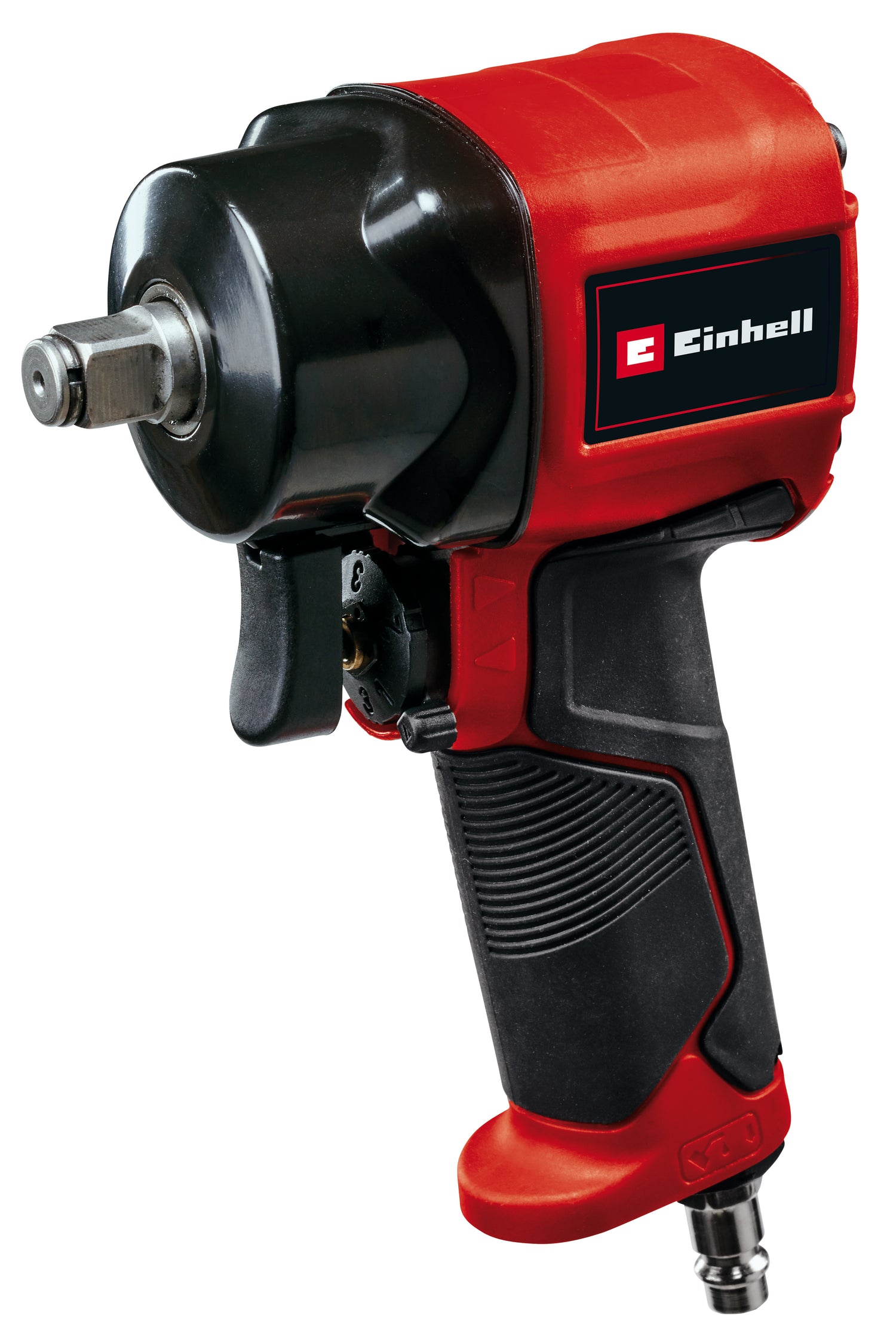 Cheie pneumatica cu impact Einhell TC-PW 610 Compact, max. 8 bar, cuplu max. 610 Nm, patrat de actionare de 1/2", rotatie in sensul acelor de ceasornic/in sens invers acelor de ceasornic, livrare in cutie, incl. 3 chei tubulare
