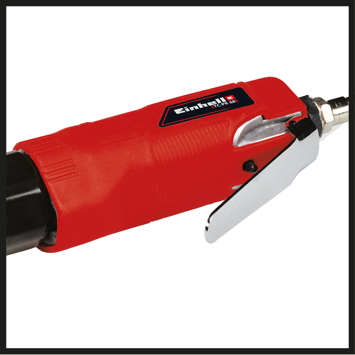 Einhell TC-PR 68 pneumatikus racsnis csavarhúzó, max. 6,3 bar, menetek meghúzására és oldására alkalmas, 7 db dugókulccsal, szállító- és tárolótáskával, olajmentes