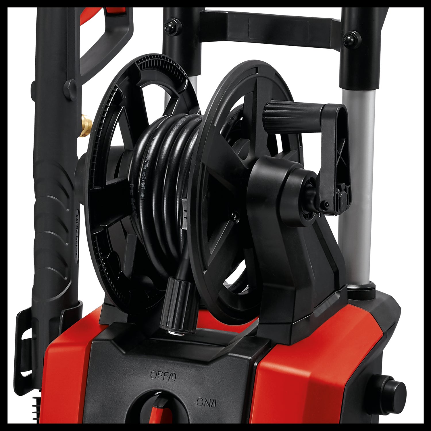 Einhell TE-HP 140 nagynyomású tisztító/mosó (1900 W, max. 140 bar, moduláris gyorscsatlakozó rendszer, magasnyomású tömlővel, pisztollyal, lándzsával, különféle fúvókákkal, kefével, mosótartállyal együtt)