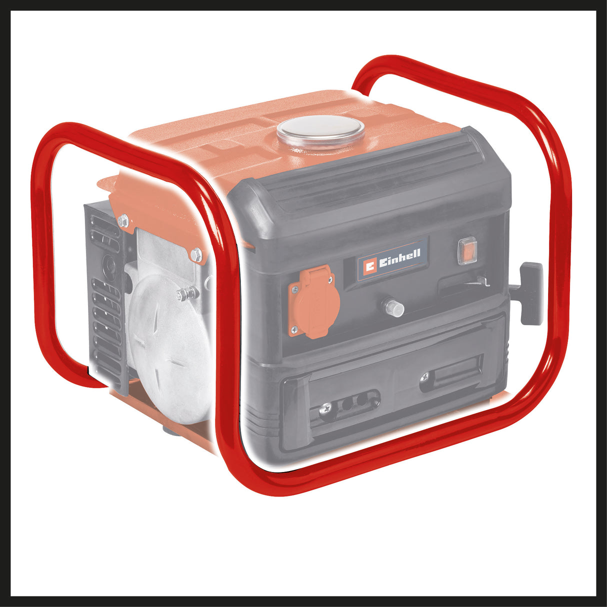 Generator de curent Einhell, benzina TC-PG 10/E5, 680 W, motor in 2 timpi, priza de 230 V, cadru de sustinere, picioare robuste, intrerupator de suprasarcina, pornire prin tragere de cablu