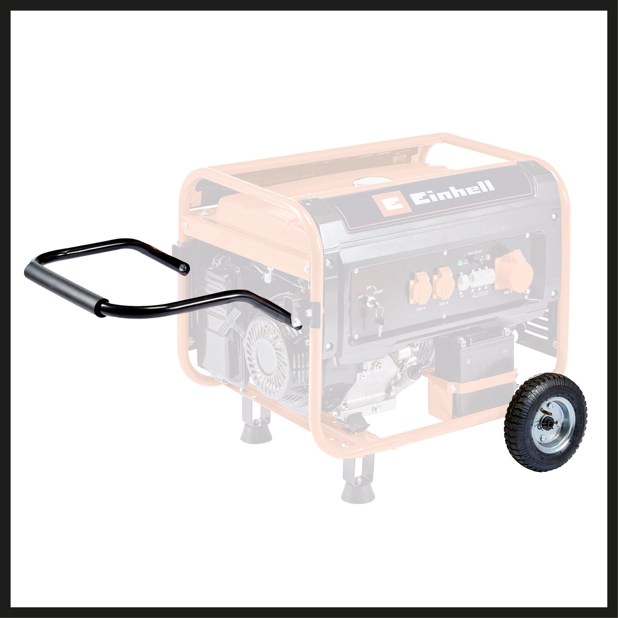Generator de curent Einhell TC-PG 55/E5, benzina (un motor puternic, robust si cu emisii reduse in 4 timpi, 2x 230V + 1x priza de 400V, rezervor de 25 l, AVR/sistem de intrerupere la nivel scazut de ulei