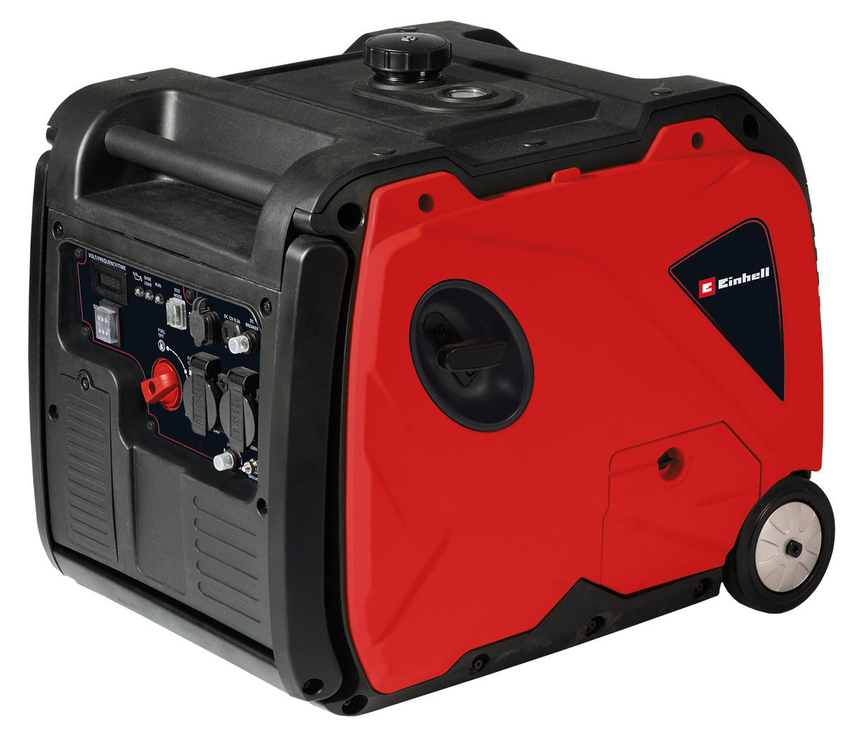Generator de curent Einhell, benzina TE-IG 3500, max. 3300 W, rezervor 8,3 l, invertor, putere continua 3200 W, motor in 4 timpi, 2x 230 V, 2x porturi USB, 1x 12 V, protectie la lipsa de ulei