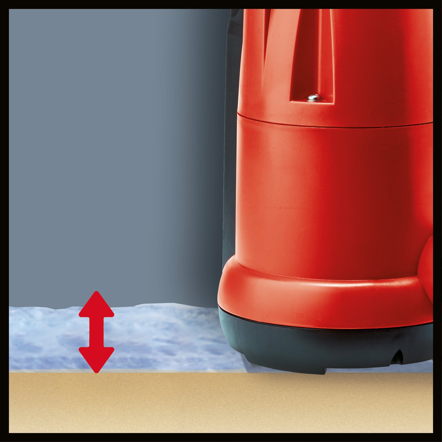 Einhell GC-SP 5511 IF búvárszivattyú, 550 W, univerzális csatlakozó, hordozófogantyú, kézi/automata kapcsoló, áramlási sebesség 11 000 liter óránként