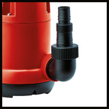 Einhell GC-SP 5511 IF búvárszivattyú, 550 W, univerzális csatlakozó, hordozófogantyú, kézi/automata kapcsoló, áramlási sebesség 11 000 liter óránként