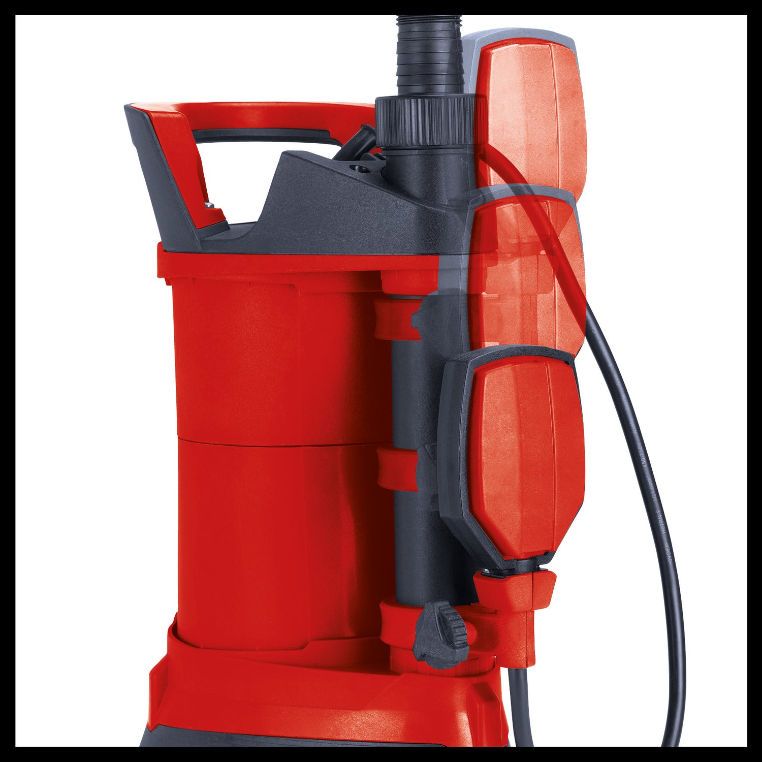 Einhell GE-DP 6935 ECO szennyvízszivattyú (690W, Ø35 mm idegen részecskék, áramlási kapacitás 17.500 l/h, ECO-Power, úszó, hordozófogantyú)
