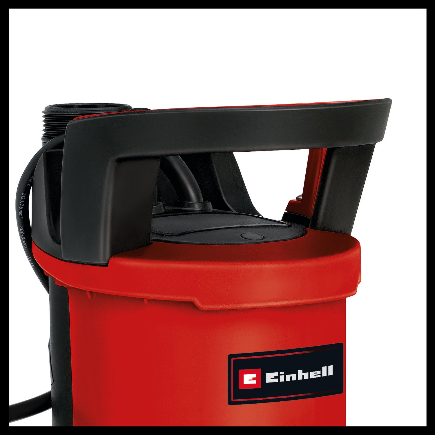 Einhell GE-DP 6935 ECO szennyvízszivattyú (690W, Ø35 mm idegen részecskék, áramlási kapacitás 17.500 l/h, ECO-Power, úszó, hordozófogantyú)