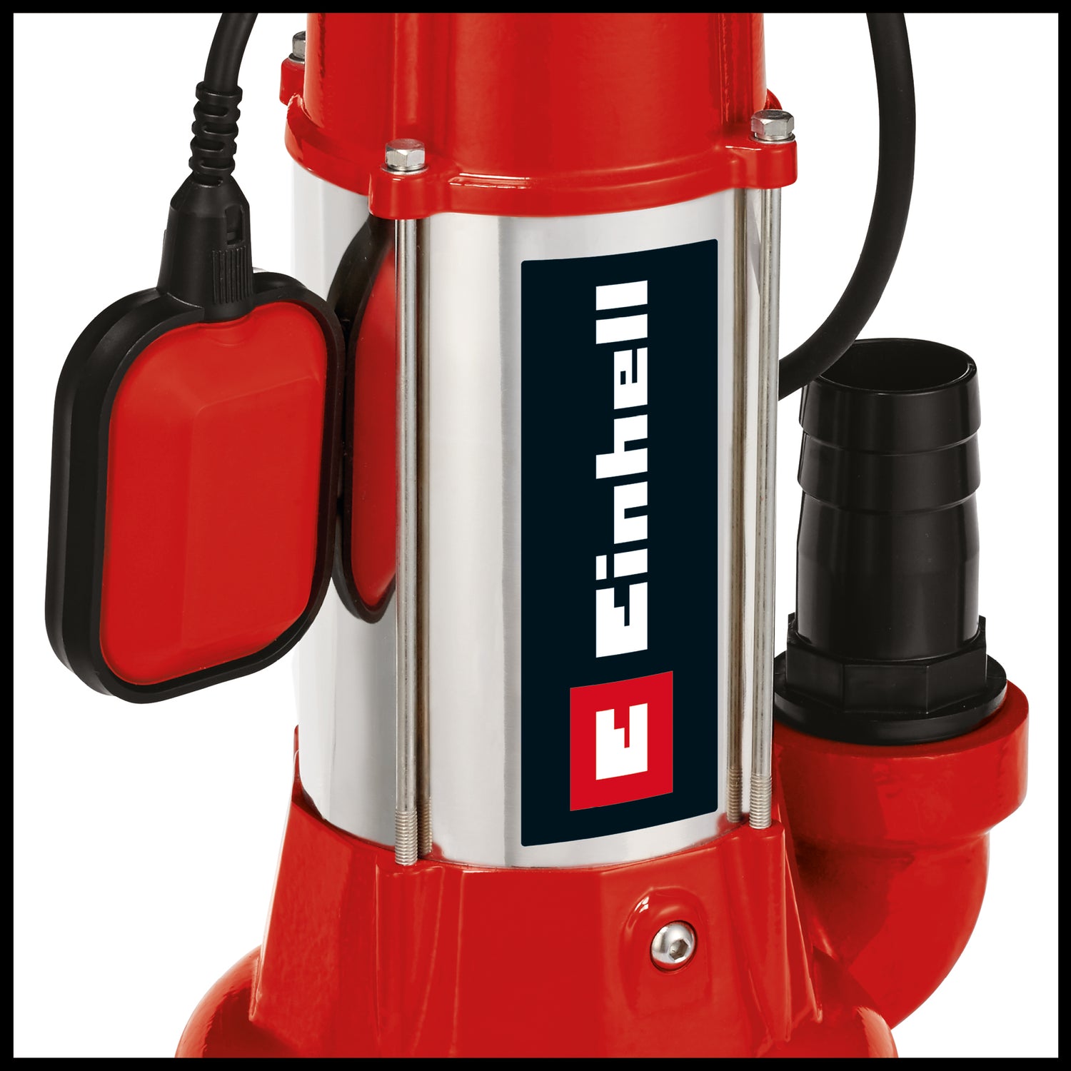 Einhell GC-DP 1340 G szennyvízszivattyú, 1300 W, idegen részecskék Ø40 mm, teljesítmény 23 000 l/h, úszó, hordozófogantyú, univerzális csatlakozókkal együtt